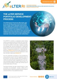 The eLTER service portfolio development process cover