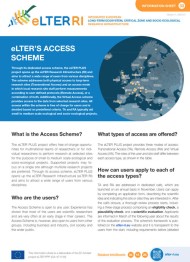 eLTER’s access scheme cover