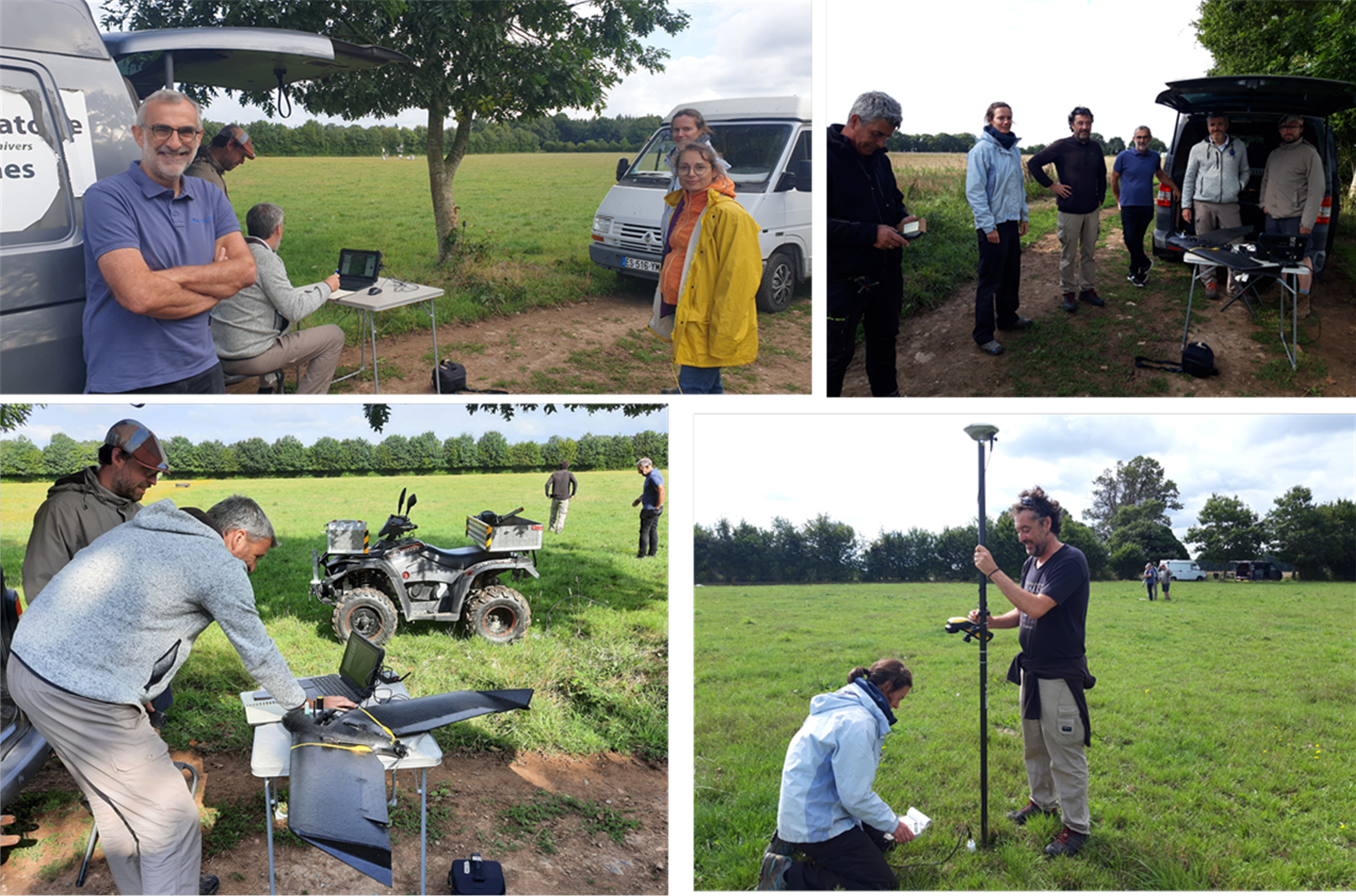 Measuring and upscaling soil moisture with Drones